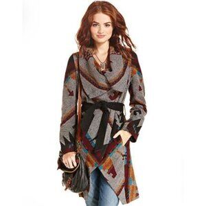 American Rag Southwestern Sweater XL Oversized Wool Blend Aztec Gorpcore Long